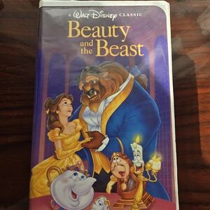 Rare Walt Disney Black Diamond Classic Beauty and the Beast VHS Tape